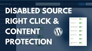 How To Disable Right Click On Wordpress Website With Plugin