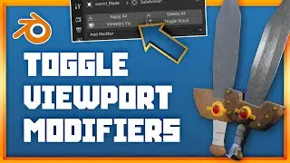 Quickly Toggle Modifiers in Blender