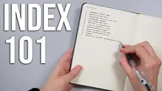 The Index Explained 💜 Bullet journal core collections