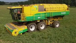 4Kᵁᴴᴰ Harvest 2023: Peas in Suffolk Pt. 2 - APG vining peas & Ploeger Oxbo  & PMC GP1189 harvesters