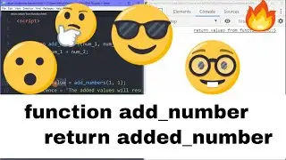 JavaScript : How to RETURN values from a FUNCTION