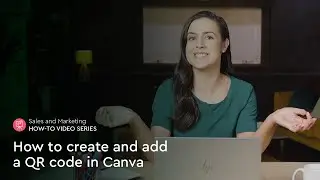 How to create and add a QR code in Canva
