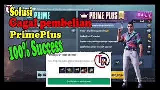 Solusi Gagal Top Up Prime Plus  PUBG mobile via pulsa 100% succes | Prime plus +900UC PUBG Mobile