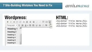 7 Most Crucial Site Building Mistakes