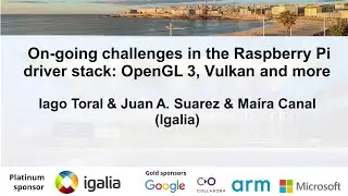 XDC 2023 | October 18 | Ongoing challenges in the RPi driver... | I. Toral, J.A. Suarez, M. Canal