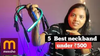 I tested 5 bestselling neckband under ₹500 ✨ Messho reality check ✅