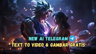 GRATIS ! CUMA PAKE TELEGRAM HASILKAN VIDEO & GAMBAR AI DI HP ANDROID - TEXT TO VIDEO GRATIS 2024