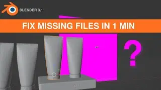 How to fix purple images in Blender? Blender missing files