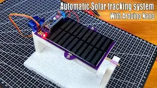 How to make a simple automatic solar tracking system using an Arduino Nano board  #arduino #pcb