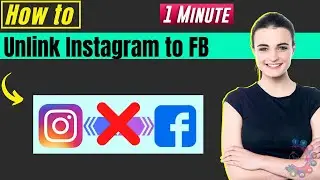 How to unlink instagram from facebook 2024 | Remove Instagram from FB