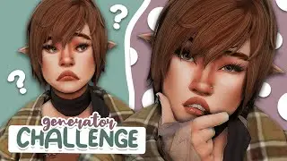 Letting a RANDOM GENERATOR make my Sim! | Sims 4 Create a Sim Challenge