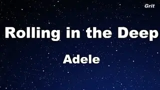 Rolling in the Deep - Adele Karaoke【With Guide Melody】