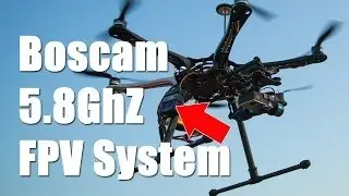 Boscam 5.8Ghz FPV System The Thunderbolt (TX58-2W TX + RC58-32 RX / 2000mw) Test Flight