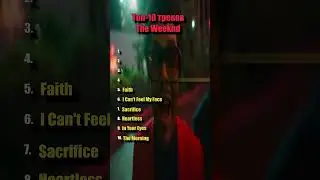 Топ-10 треков The Weeknd #theweeknd #frankocean #рэп #музыка #обзор #хипхоп