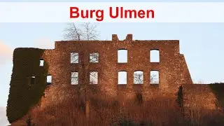 Ulmen Castle - fantastic view of the Ulmener Maar in the Eifel