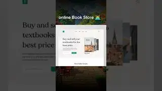 Book Online Store Landing Page 