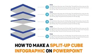 How to Make a Split-Up Cube Infographic on Powerpoint