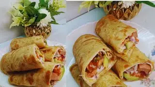 Kenyan Smocha Recipe/Rolex Recipe /Kenyan street food/Smokie Chapati