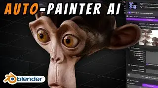 Blender Auto Painter AI | Generate Next-Level Realistic textures in Under 60 Second!