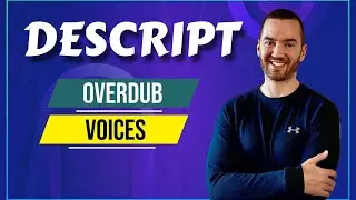 Descript Overdub Stock Voices (Descript How To Use Overdub)