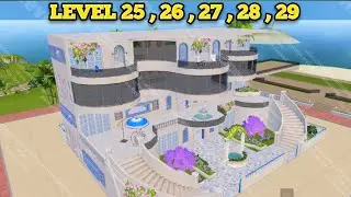 Home with Aegean cove free items😲For 25 to 29 levels | New theme home design with free items🤩