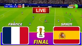 FRANCE vs SPAIN - FIFA World Cup 2026 FINAL || Live Football Match | PES 21