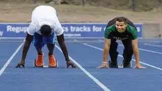 Cristiano Ronaldo VS Usain Bolt - Speed Test - Fan C7