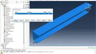 Modelling thin walled unsymmetrical section Cantilevered Beam using ABAQUS