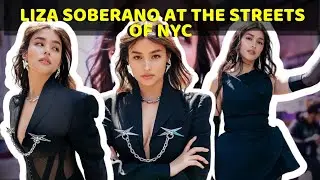 HER VISUALS‼️😍 LIZA SOBERANO PHOTOSHOOT SA ISANG SIKAT NA STREETS SA NEW YORK FOR MUGLER H&M
