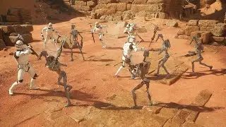 Clone Troopers vs Separatist Droid Army (Melee Edition) - STAR WARS JEDI SURVIVOR NPC Wars