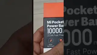 Mi Pocket Power Bank Pro 10,000 mAh , 22.5 W fast charging unboxing