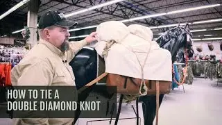 How to tie a Double Diamond Hitch