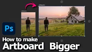 Photoshop how to make artboard bigger