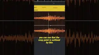 One trick that makes working with samples much easier: Event Snap Point! #cubase  #shorts