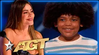 9 Year Old Performs Incredible Original Song on America's Got Talent 2024!