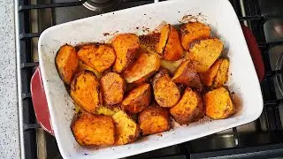 Simple Oven Roasted Sweet Potatoes | CaribbeanPot.com