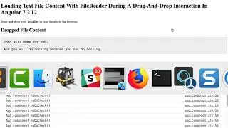 Loading Text File Content With FileReader During A Drag-And-Drop Interaction In Angular 7.2.12