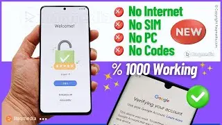 Easily Bypass Google Lock ✅ How To Bypass Google Account Verification On Any Samsung FRP Bypass