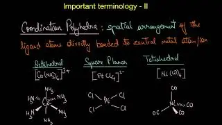 Important terminology - II | Coordination Compounds | Chemistry | Khan Academy