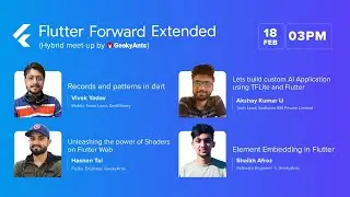 Flutter Forward Extended Bangalore @ GeekyAnts, February 2023