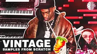 How to Make DARK VINTAGE SAMPLES (Travis Scott, Mike Dean, Cubeatz) | FL Studio 2022