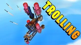 TROLLING people with Air Support! (hilarious) - Crossout