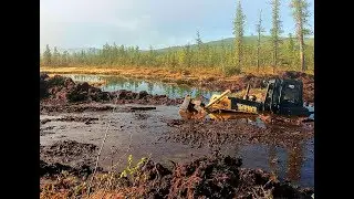 ТЯЖЁЛАЯ ТЕХНИКА в Суровых условиях Бездорожья Бульдозеры на бездорожье Подборка