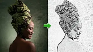 Convert your image into pencil sketch in photoshop (Step By Step Tutorial)