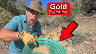 HOW TO FIND GOLD EVERY TIME IN WASHES OR HILLSIDES