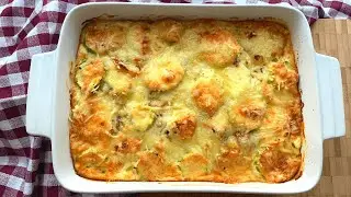 ZUCCHINI GRATIN ⎜A cheesy and easy french recipe ⎜COOKBAIT