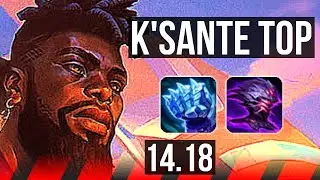 K'SANTE vs JAX (TOP) | 9/1/4, 6 solo kills, 500+ games | EUW Master | 14.18