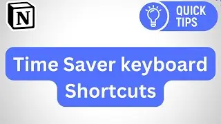Notion keyboard shortcuts