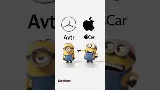 Mercedes vision avtr VS Apple car minions stylefunny