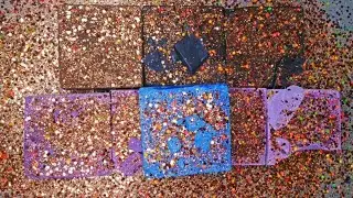 8 Dyed MMMB topped with Cinnamon glitter ASMR •GYMCHALK